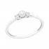 Inel argint,  Piatra dubla cu cristale din Zirconiu White, Marimea 55, A4S39253