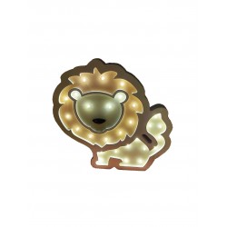 Lampa de veghe cu leduri, In forma de Leu, 33 cm, 6818-6A Lampa de veghe cu leduri, In forma de Leu, 33 cm, 6818-6A