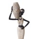 Ornament decorativ, Africana, Alb, 28 cm, XC222321