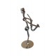 Ornament decorativ, Muzicant din metal, Nergu, 13 cm, 356XD-3