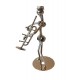 Ornament decorativ, Muzicant din metal, Nergu, 13 cm, 356XD-5