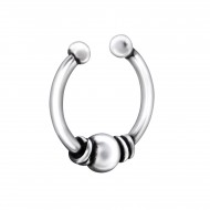 Piercing nas din Argint, Bali, Silver A4S28382 Piercing nas din Argint, Bali, Silver A4S28382
