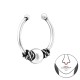 Piercing nas din Argint, Bali, Silver, A4S34847 Piercing nas din Argint, Bali, Silver, A4S34847