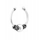 Piercing nas din Argint, Bali, Silver, A4S34847 Piercing nas din Argint, Bali, Silver, A4S34847