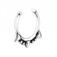 Piercing nas din Argint, Coroana, Silver A4S28389 Piercing nas din Argint, Coroana, Silver A4S28389