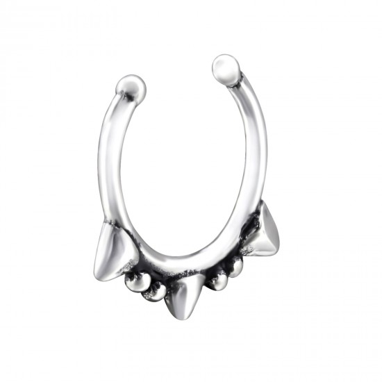 Piercing  nas din Argint, Coroana, Silver A4S28389