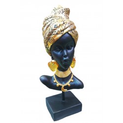 Statueta Decorativa, Africana, Auriu, 23 cm, LY239X