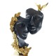 Statueta Decorativa, Indragostiti, Negru, 26 cm, DO22067