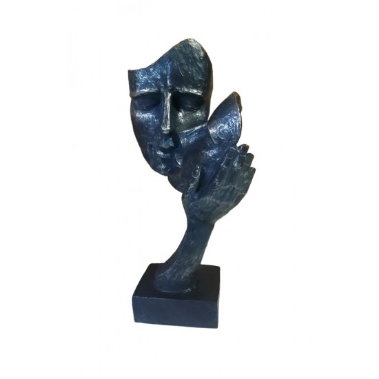 Statueta Decorativa Masca, Indragostiti, Negru, 193SX-1