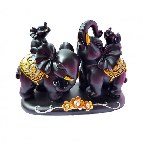 Statueta, Famile de elefanti, 19 cm, 9465XD
