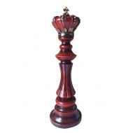 Statueta, Piesa de sah, Rege, Visiniu, 39 cm, 0182A