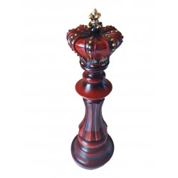 Statueta, Piesa de sah, Rege, Visiniu, 39 cm, 0182A Statueta, Piesa de sah, Rege, Visiniu, 39 cm, 0182A