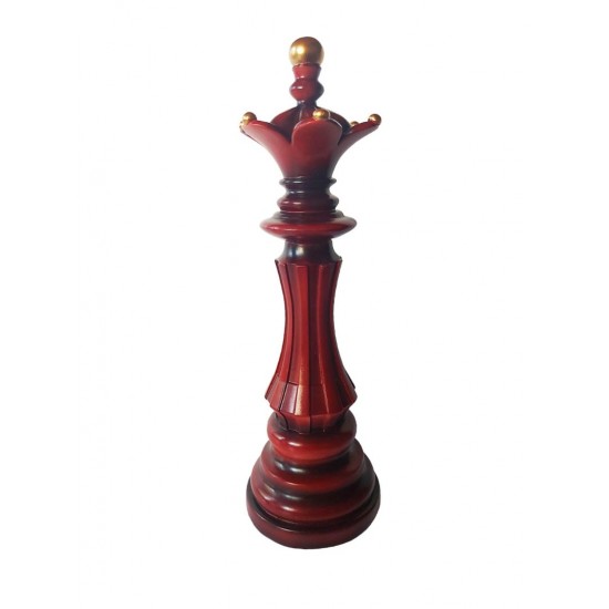 Statueta, Piesa de sah, Regina, Visiniu, 35 cm, 0182A-2