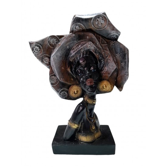 Statueta decorativa, Africana, 33 cm, LP002