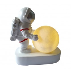 Statueta decorativa, Astronaut,  Alb, 16 cm, GX2000