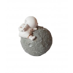 Statueta decorativa, Astronaut pe asteroid, 6 cm, DY2139-7B Statueta decorativa, Astronaut pe asteroid, 6 cm, DY2139-7B