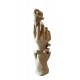 Statueta decorativa, Atingerea Dragostei, Crem, 28 cm, GXL021