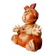 Statueta decorativa, Baba, Portocaliu, 33 cm, DVSG2013