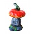 Statueta decorativa, Broasca pe ciuperca, Multicolor, 25 cm, DV56-12