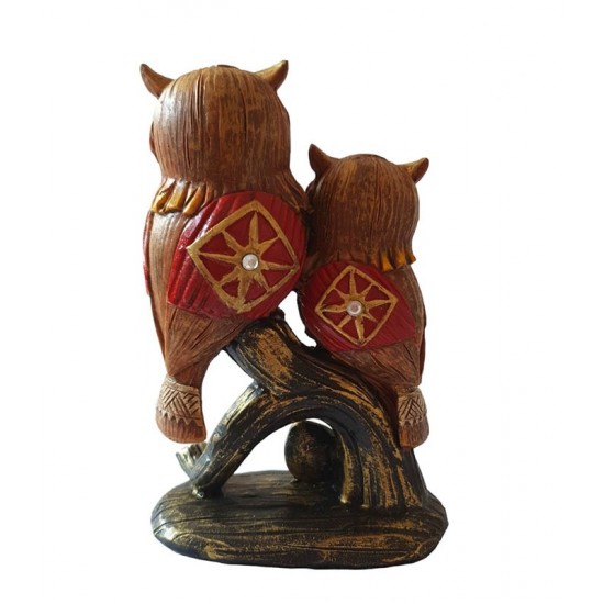 Statueta decorativa, Bufnite, Multicolor, 17 cm, XD4022A