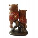 Statueta decorativa, Bufnite, Multicolor, 17 cm, XD4022A