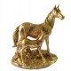 Statueta decorativa, Cal si manz, Auriu, 13 cm, XQ202149 Statueta decorativa, Cal si manz, Auriu, 13 cm, XQ202149