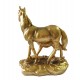 Statueta decorativa, Cal si manz, Auriu, 13 cm, XQ202149 Statueta decorativa, Cal si manz, Auriu, 13 cm, XQ202149