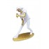 Statueta decorativa, Cantaret, Alb, 18 cm, WX8252