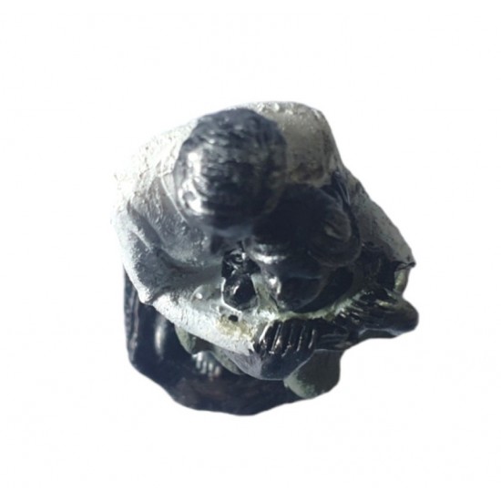 Statueta decorativa, Cuplu de Indragostiti, Argintiu, 21 cm, GXL009