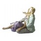 Statueta decorativa, Cuplu de Indragostiti, Multicolor, 18 cm, GXL013