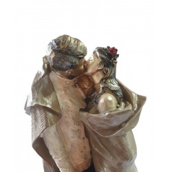 Statueta decorativa, Cuplu de Indragostiti, Multicolor, 30 cm, GXL001