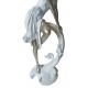 Statueta decorativa, Femeie, Alb, 30 cm, F336