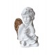 Statueta decorativa, Inger,  Alb, 21 cm, FM04920
