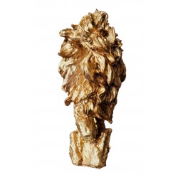 Statueta decorativa, Leu, Auriu, 32 cm, DVID11