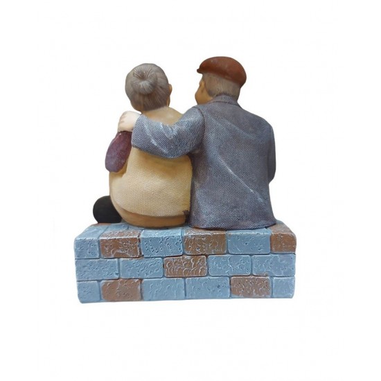 Statueta decorativa, Mos si Baba, Multicolor, 13 cm, 1025DD8