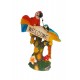 Statueta decorativa, Papagali pe creanga, Welcome, Portocaliu, 18 cm, 1025DD4-3 Statueta decorativa, Papagali pe creanga, Welcome, Portocaliu, 18 cm, 1025DD4-3