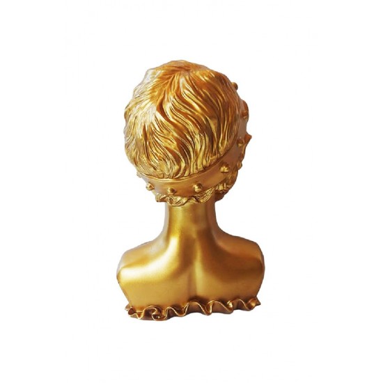 Statueta decorativa, Woman, Auriu, 27 cm, 1025DD Statueta decorativa, Woman, Auriu, 27 cm, 1025DD