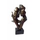 Statueta decorativa cuplu, Passion, Gold, 30 cm, HC648-1
