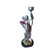 Statueta decorativa cu suport pentru lumanari, 36 cm, 161228C