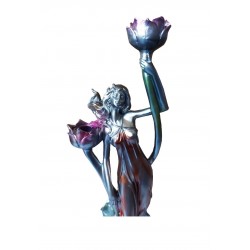 Statueta decorativa cu suport pentru lumanari, 36 cm, 161228C