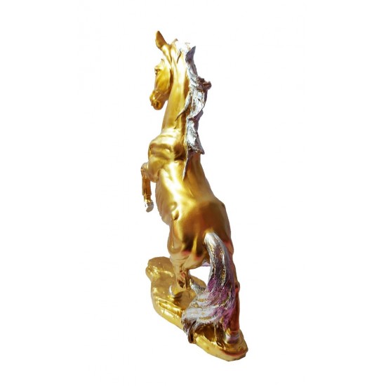 Statueta in forma de Cal, Auriu, 35 cm, TZ543A