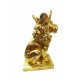 Statueta in forma de Leu, Auriu, 34 cm, 625LD-1