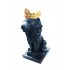 Statueta in forma de Leu, Negru, 34 cm, 625LD-2