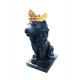 Statueta in forma de Leu, Negru, 34 cm, 625LD-2
