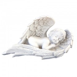 Statueta, reprezentand un inger cu aripi mari, dormind, 30 cm, 1242G Statueta, reprezentand un inger cu aripi mari, dormind, 30 cm, 1242G