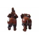 Statuete decorative, 2 Elefanti, Maro, 21 cm, LC017L