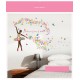 Sticker decorativ, A blossom faerie of brilliant, 120 cm, 127STK