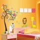Sticker decorativ Copacelul cu animale,multicolor 120 cm,103STK