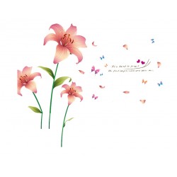 Sticker decorativ, Crin roz  195 cm, 98STK