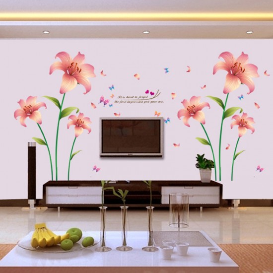 Sticker decorativ, Crin roz  195 cm, 98STK